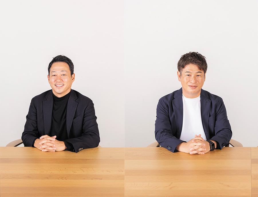 川上 量生(左)笹川 順平(右)